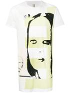 Rick Owens Drkshdw Face Print T-shirt - White
