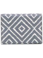 Salvatore Ferragamo Chevron Bi-fold Cardholder - Blue