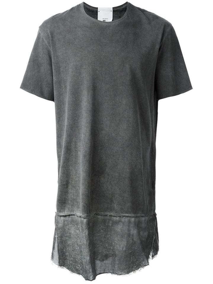 Lost & Found Rooms Raw Edge T-shirt - Grey