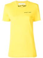 Off-white Embroidered Logo T-shirt - Yellow & Orange