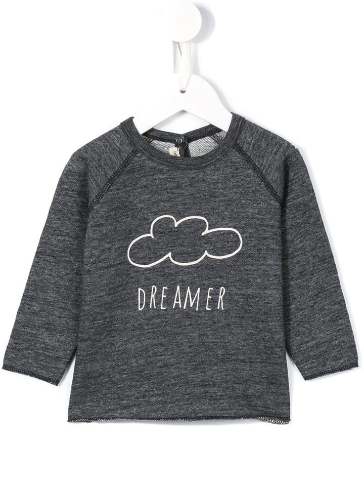 Babe And Tess - Dreamer Print Sweatshirt - Kids - Cotton/polyester - 12 Mth, Grey