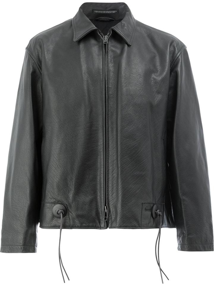 Yohji Yamamoto Zipped Jacket - Black