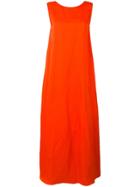 Jil Sander A-line Maxi Dress - Orange