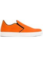 Mr. Hare Llewelyn Slip-on Sneakers, Men's, Size: 9, Yellow/orange, Suede/leather/rubber