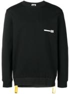 Les Hommes Urban Logo Print Sweatshirt - Black