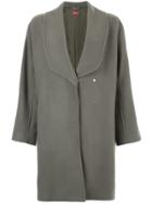 Des Prés Wide Lapel Coat - Green