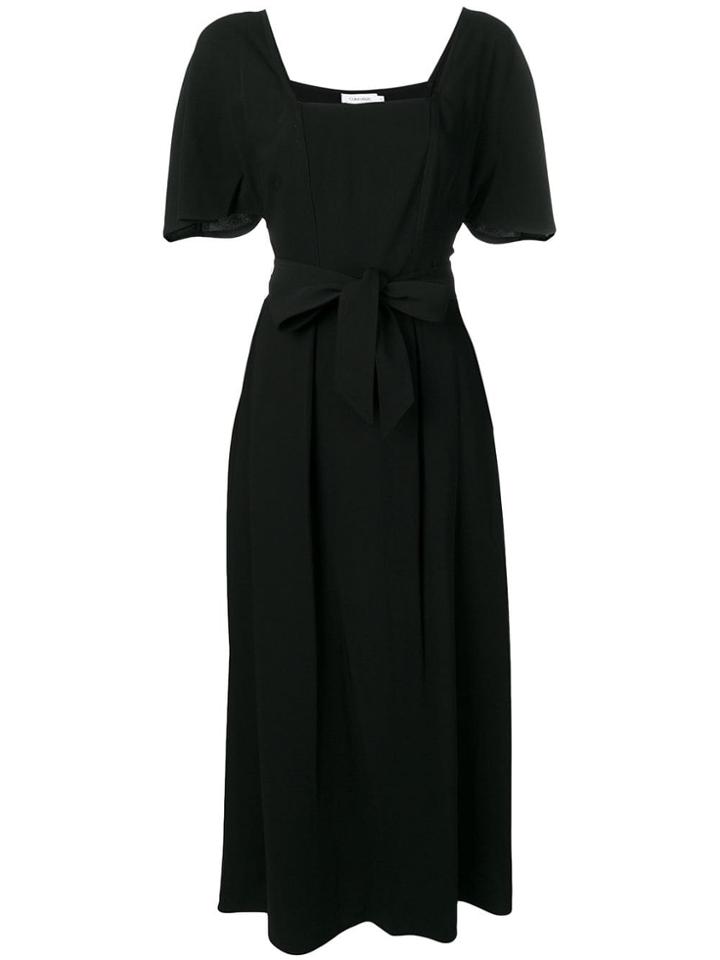 Calvin Klein Tie Neck Dress - Black