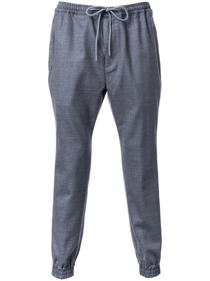 Monkey Time Drawstring Track Pants, Men's, Size: Small, Grey, Wool/polyurethane
