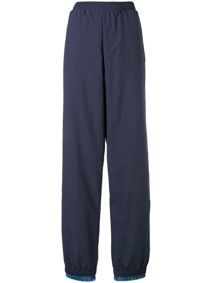 Y / Project Extended Cuff Track Pants - Blue