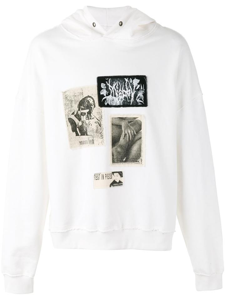 Misbhv 'younger Days' Hoodie, Men's, Size: Large, White, Cotton