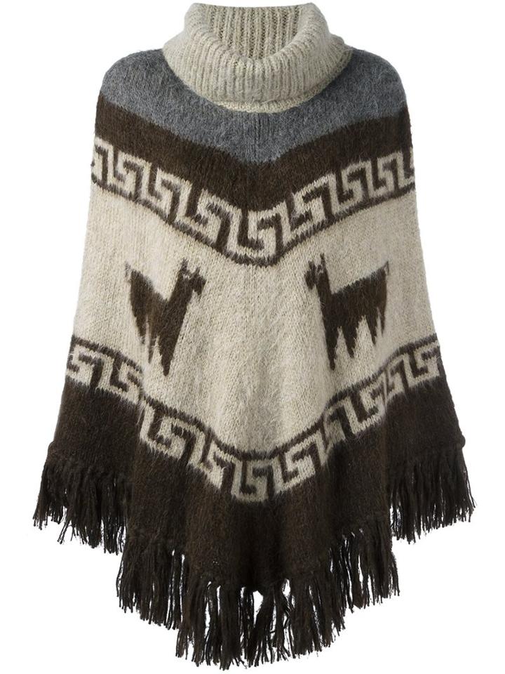 P.a.r.o.s.h. Patterned Poncho