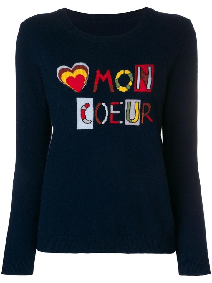 Chinti & Parker Mon Coeur Jumper - Blue