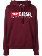 Diesel F-division-fl Hoodie - Red