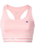 Champion Logo Sports Bra - Pink & Purple