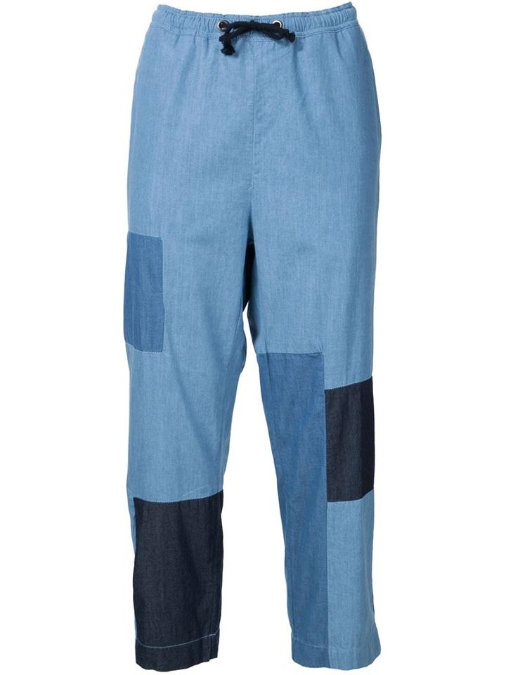 Won Hundred Denim Patchwork Trousers