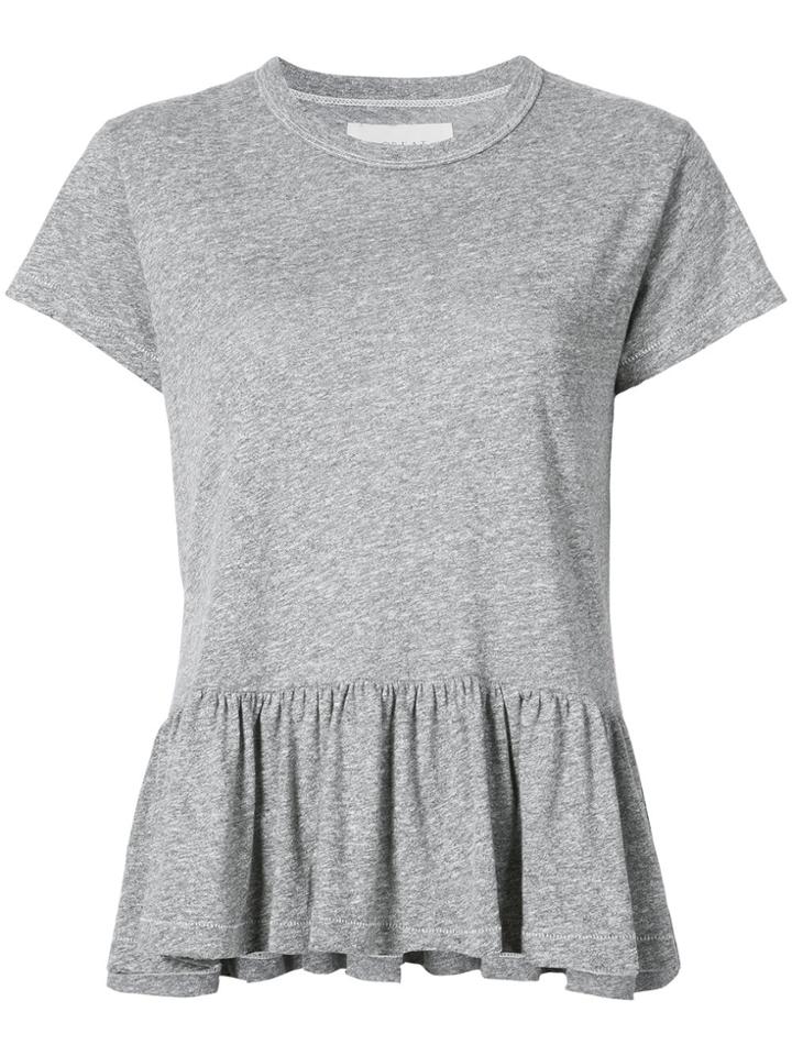 The Great Ruffled T-shirt - Grey