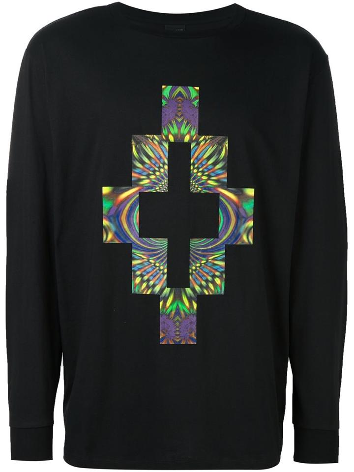 Marcelo Burlon County Of Milan 'mercedario' Sweatshirt, Men's, Size: Large, Black, Cotton