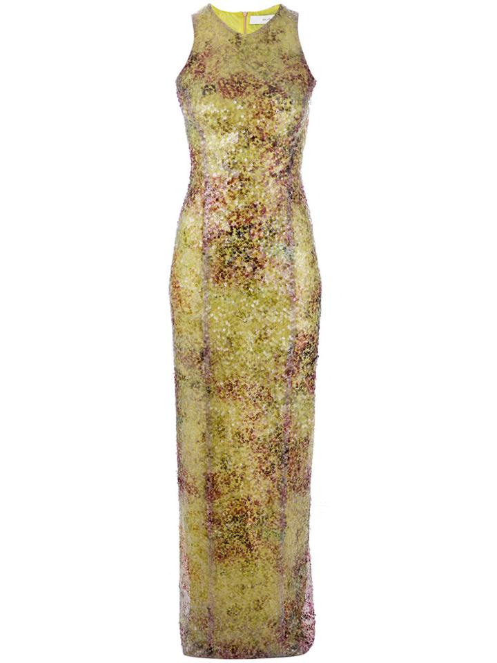 Galvan Miraflores Tube Dress - Green
