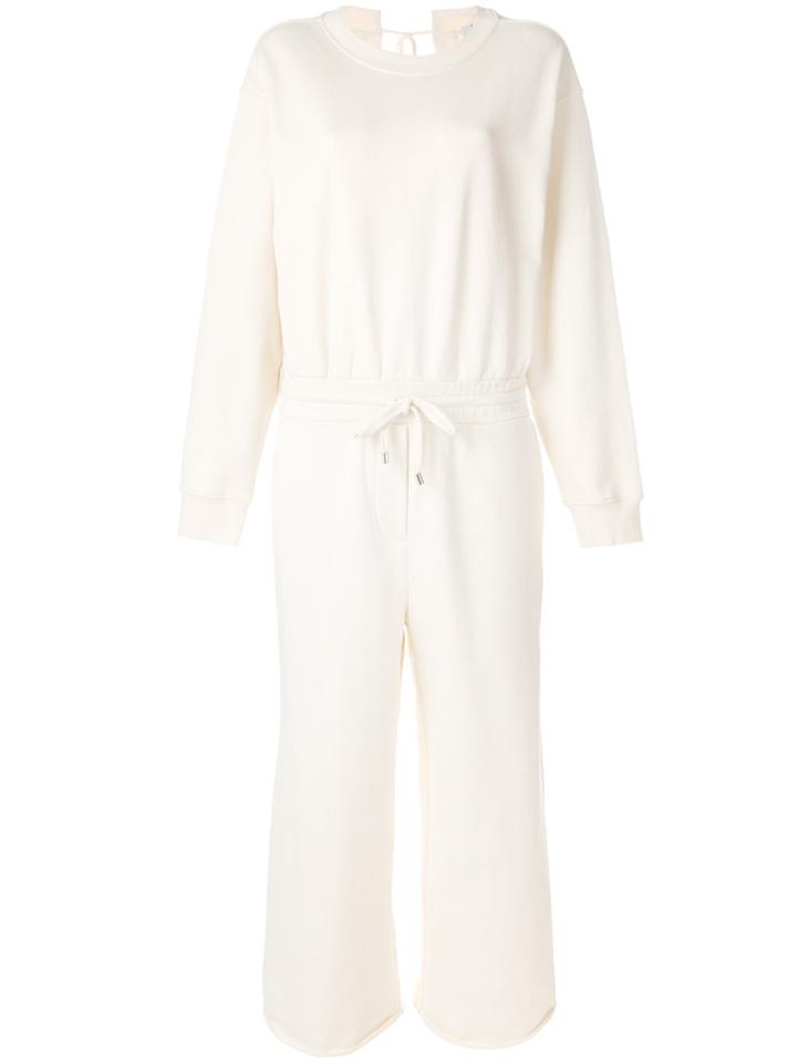 T By Alexander Wang Tie-back Jumpsuit - White