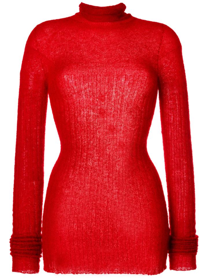 Lost & Found Ria Dunn Roll Neck Jumper - Red