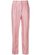 Emilio Pucci Striped Tailored Trousers - Pink