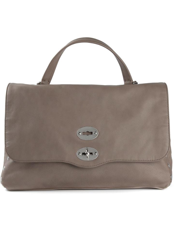 Zanellato Medium Postina Satchel - Grey