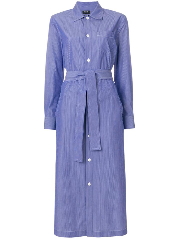 A.p.c. Millie Dress - Blue