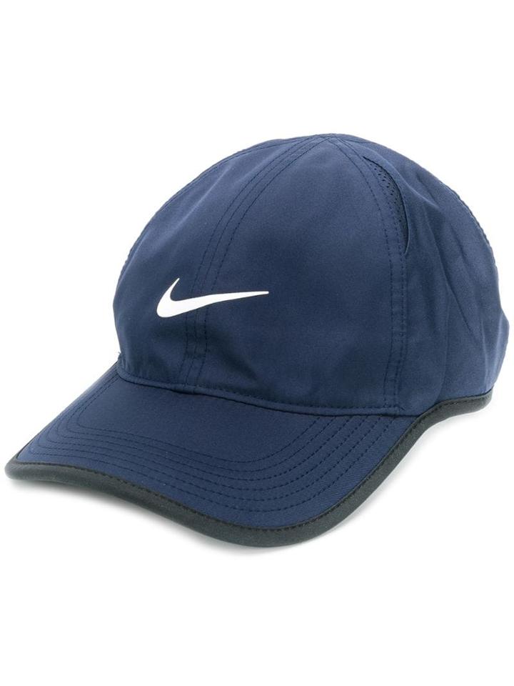 Nike Swoosh Logo Baseball Cap - Blue