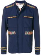 Etro Sarajana Embellished Jacket - Blue