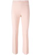 Ermanno Scervino Slim Fit Kick Flare Trousers - Pink & Purple