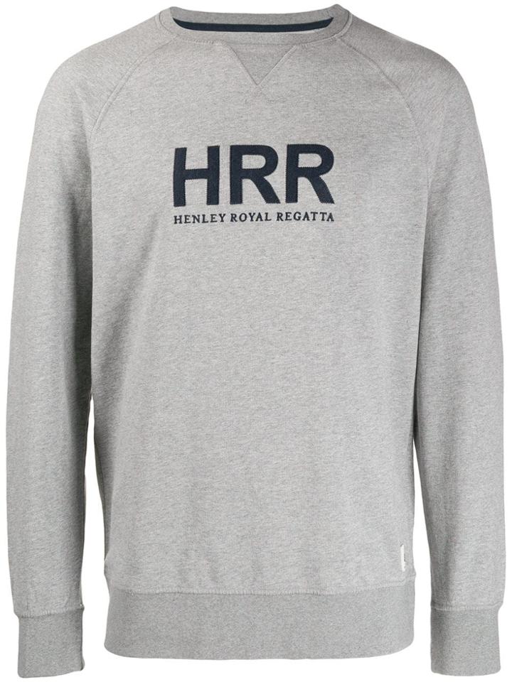 Hackett Hrr Embroidery Sweatshirt - Grey