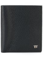 Tom Ford Logo Branded Folded Wallet - Black