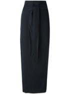 Romeo Gigli Vintage Wrap Skirt, Women's, Size: 42, Blue