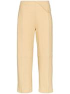 Jacquemus Pleat Front Waist Detail Cotton Trousers - Unavailable