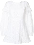Sundress Margherita Lace Dress - White