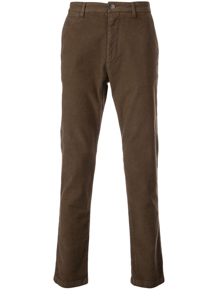 Eleventy Flap Pocket Chinos - Brown