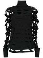 Gloria Coelho Geometric Panels T-shirt - Black