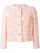 Ermanno Scervino Flower Embroidered Jacket