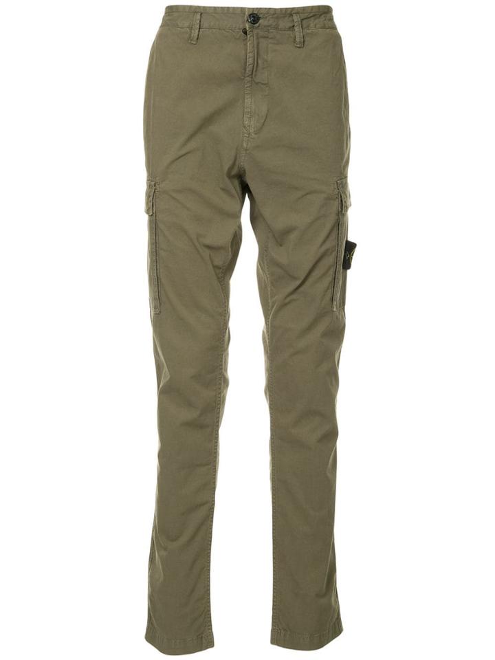 Stone Island Side Pocket Trousers - Green