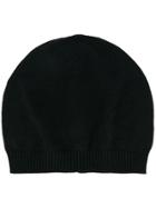 Rick Owens Small Beanie Hat - Black