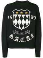 Sacai Embroidered Sweatshirt - Black