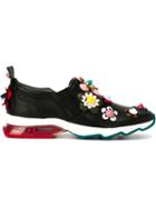 Fendi Flower Appliqué Sneakers