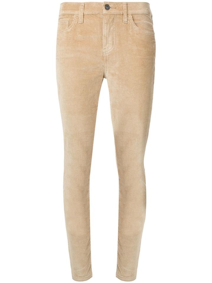 Current/elliott Cropped Skinny Trousers - Neutrals