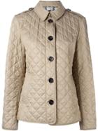 Burberry Classic Quilted Jacket - Nude & Neutrals