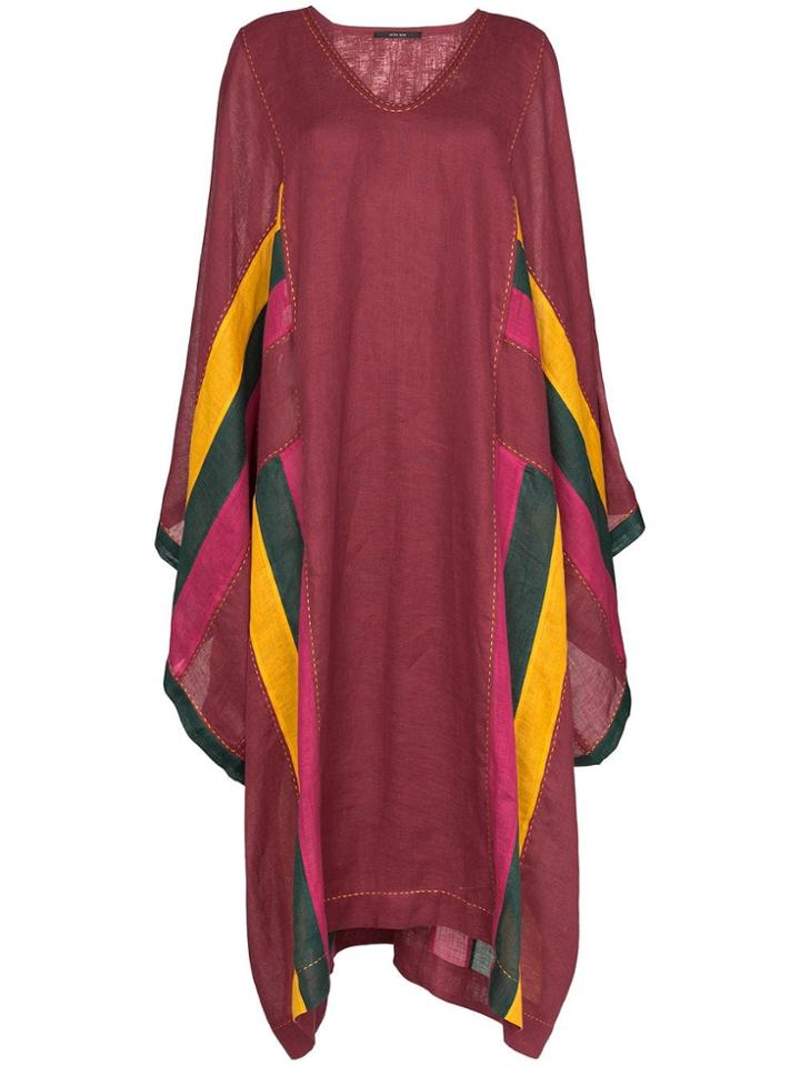 Vita Kin Opium Striped Kaftan Dress - Multicoloured