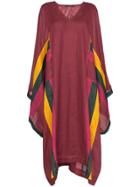 Vita Kin Opium Striped Kaftan Dress - Multicoloured