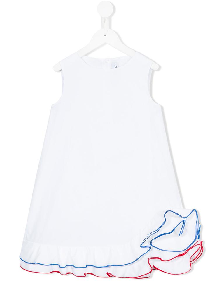 Simonetta - Ruffled Hem Dress - Kids - Cotton - 4 Yrs, White