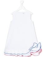 Simonetta - Ruffled Hem Dress - Kids - Cotton - 4 Yrs, White