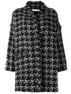 Iro Tweed Midi Coat - Black