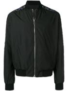 Les Hommes Urban Printed Jacket - Black